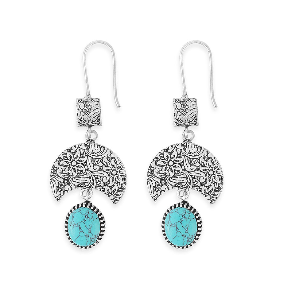 Boucles d'oreilles Loup Lunaire