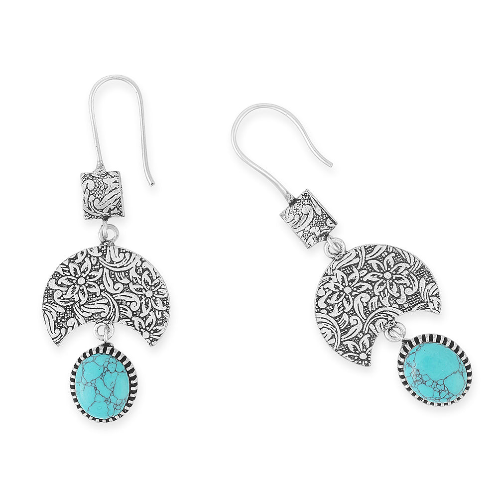 Boucles d'oreilles Loup Lunaire