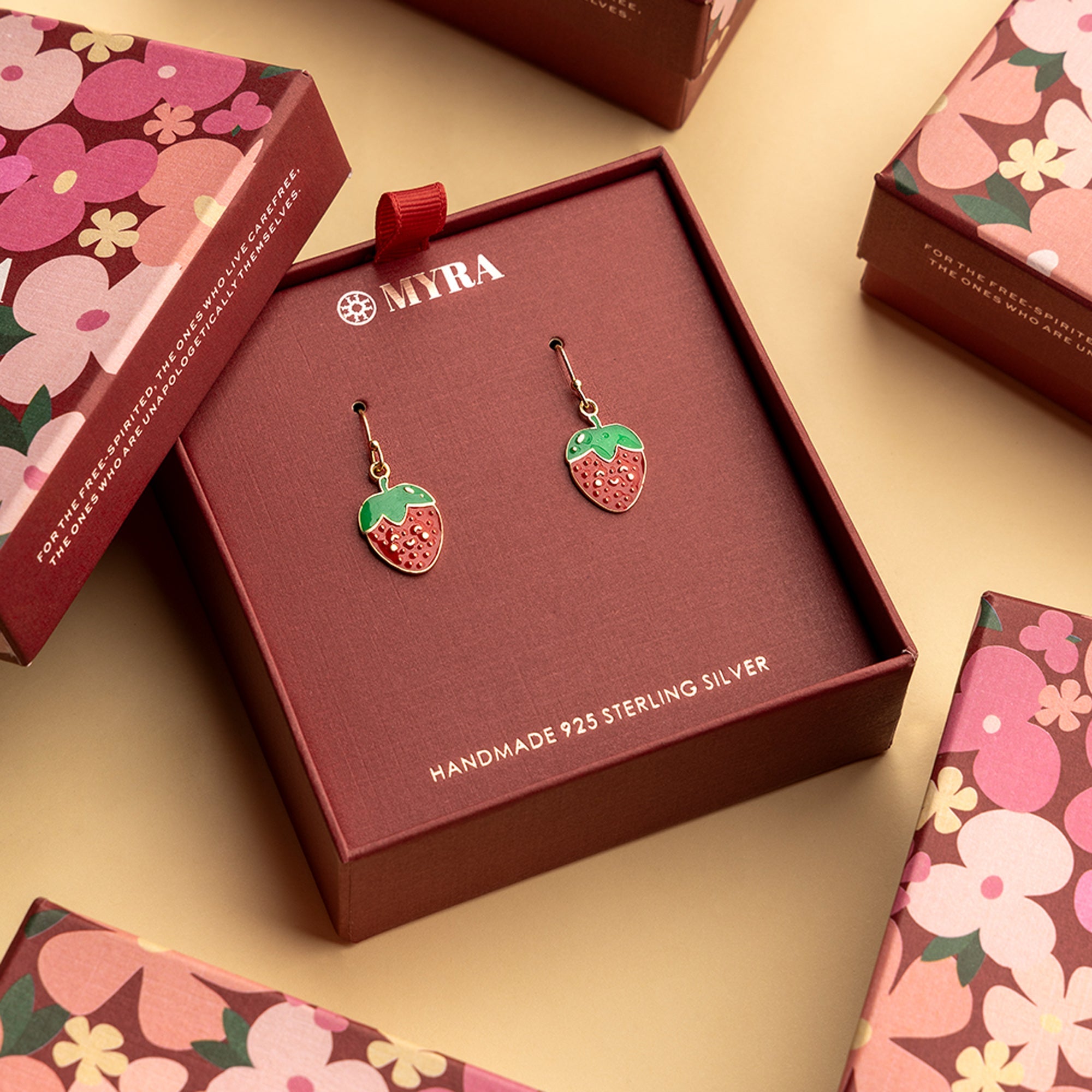 Boucles d'oreilles Fresas Mia