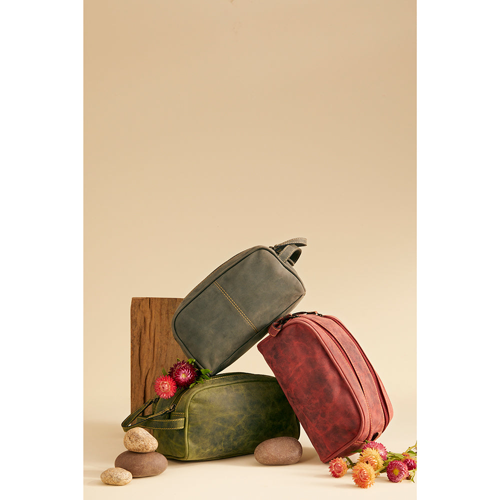 Trousse de Toilette Eagle's Talon, couleur Rouille Fumée