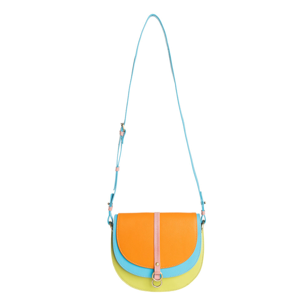 Sac à bandoulière demi-lune Color Point