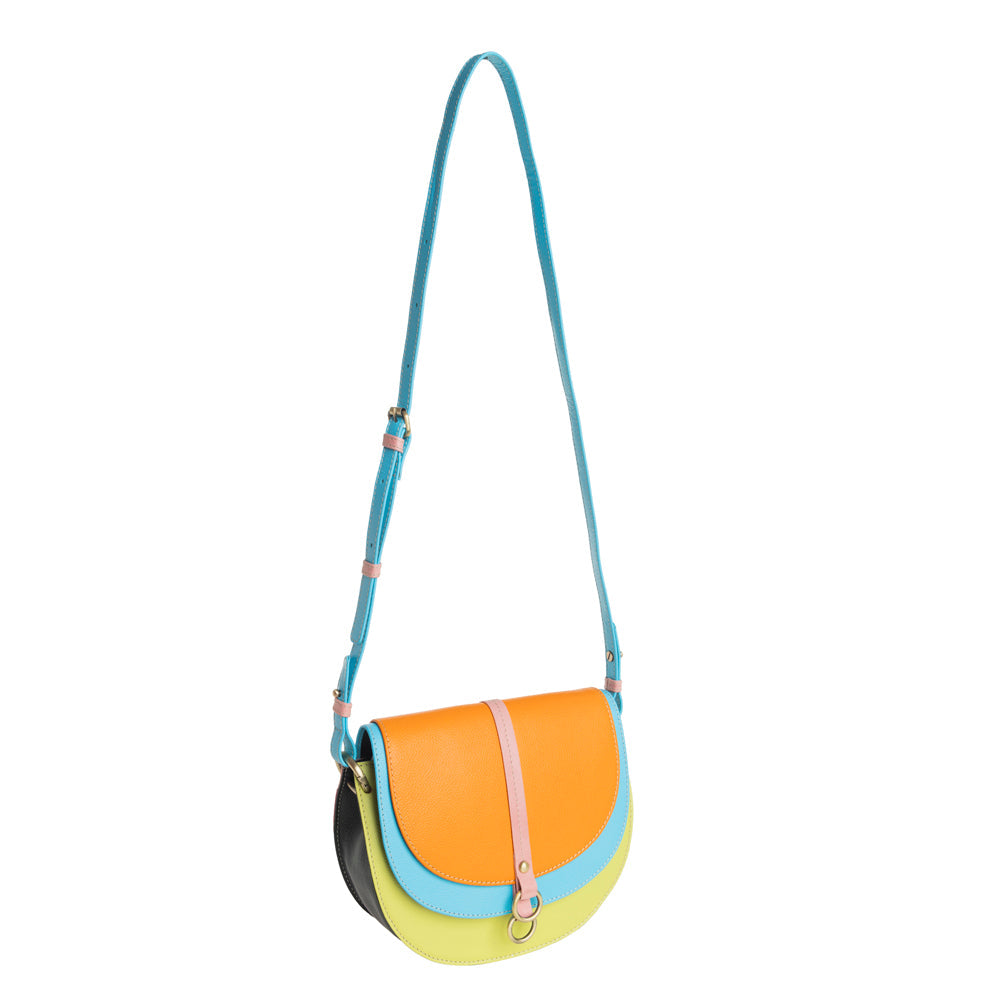 Sac à bandoulière demi-lune Color Point