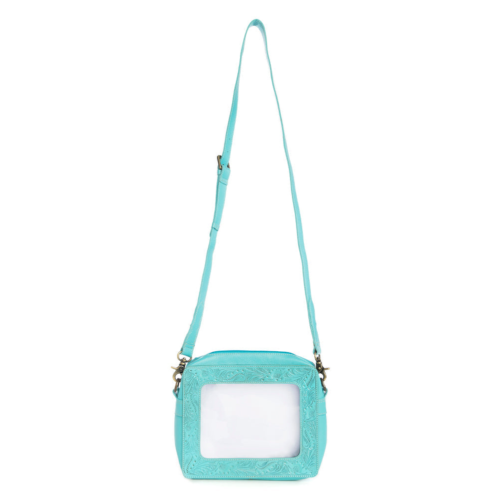 Sac transparent Open Vista turquoise