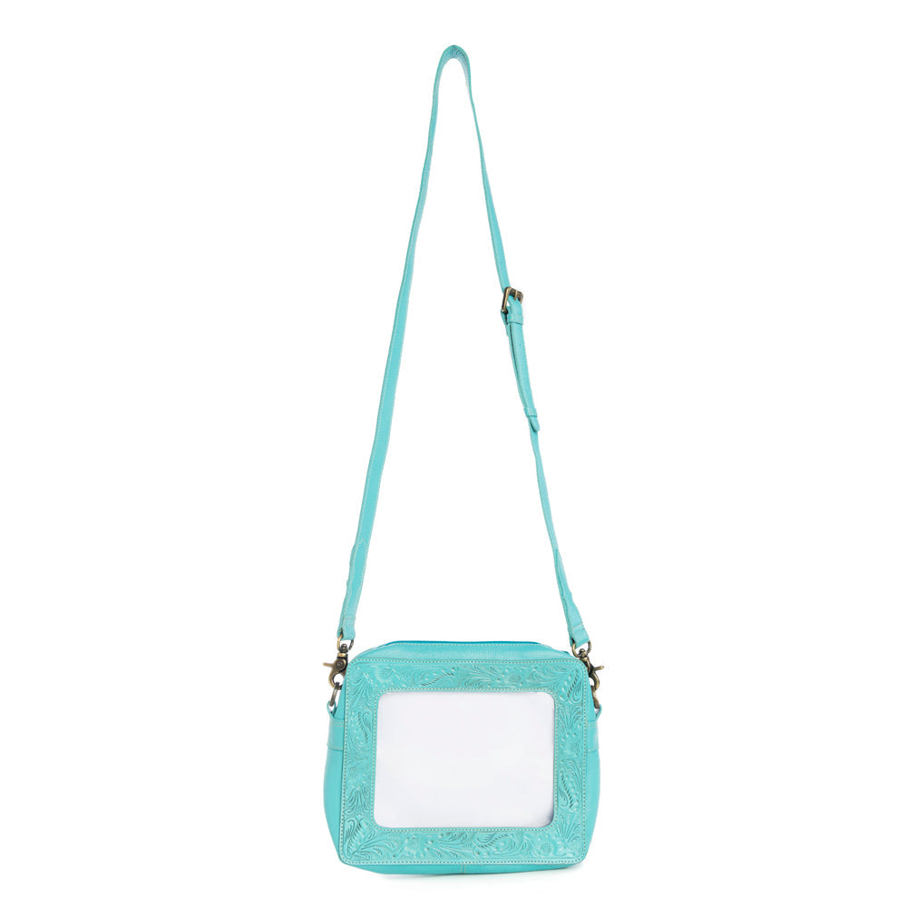 Sac transparent Open Vista turquoise