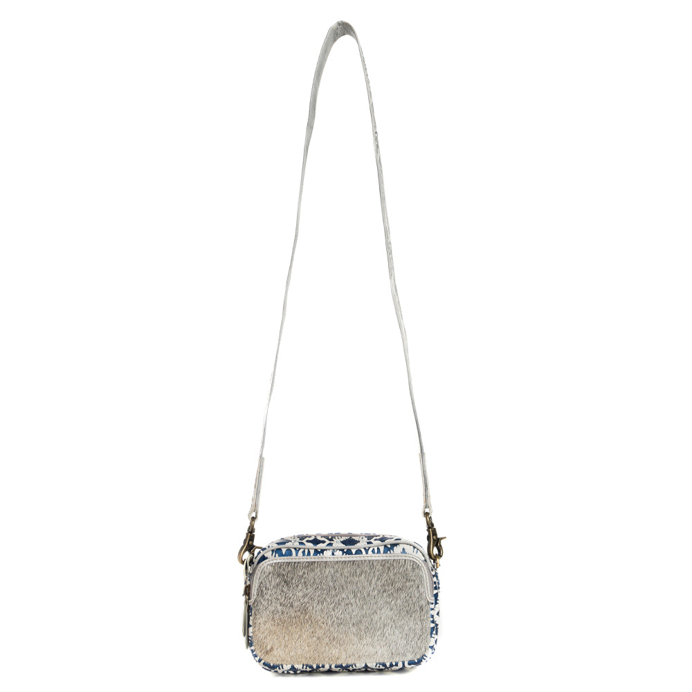 Sac bandoulière Tilla's Mine Trail bleu et gris