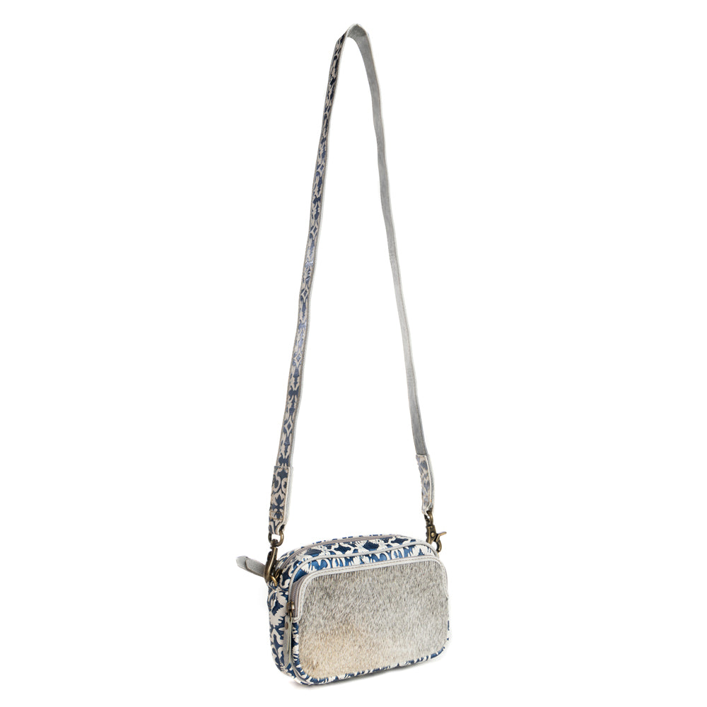 Sac bandoulière Tilla's Mine Trail bleu et gris