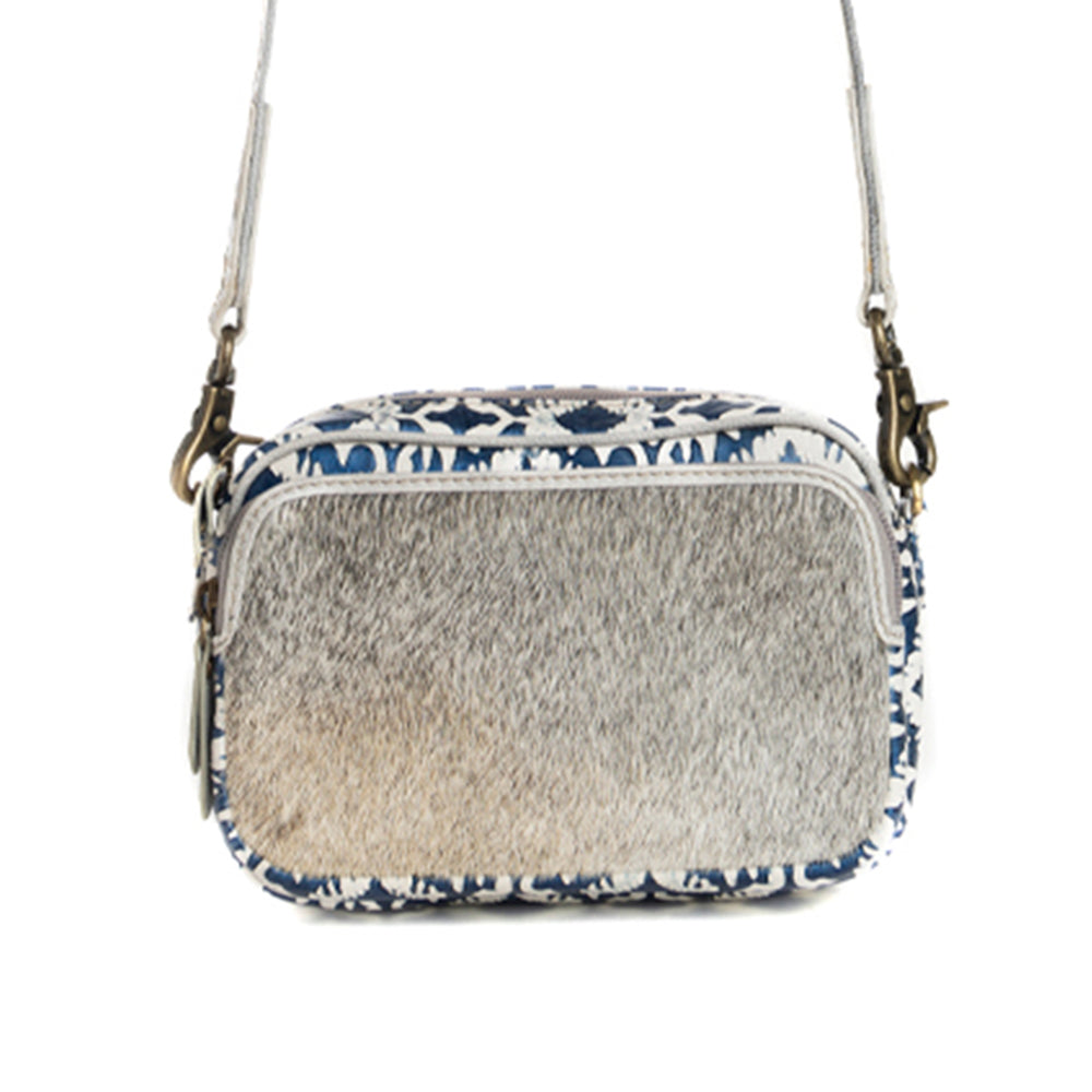 Sac bandoulière Tilla's Mine Trail bleu et gris