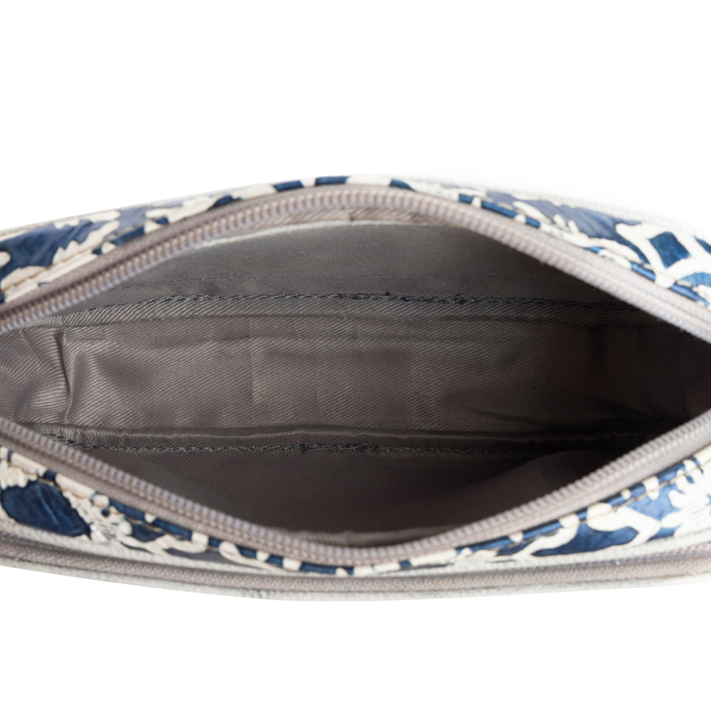 Sac bandoulière Tilla's Mine Trail bleu et gris