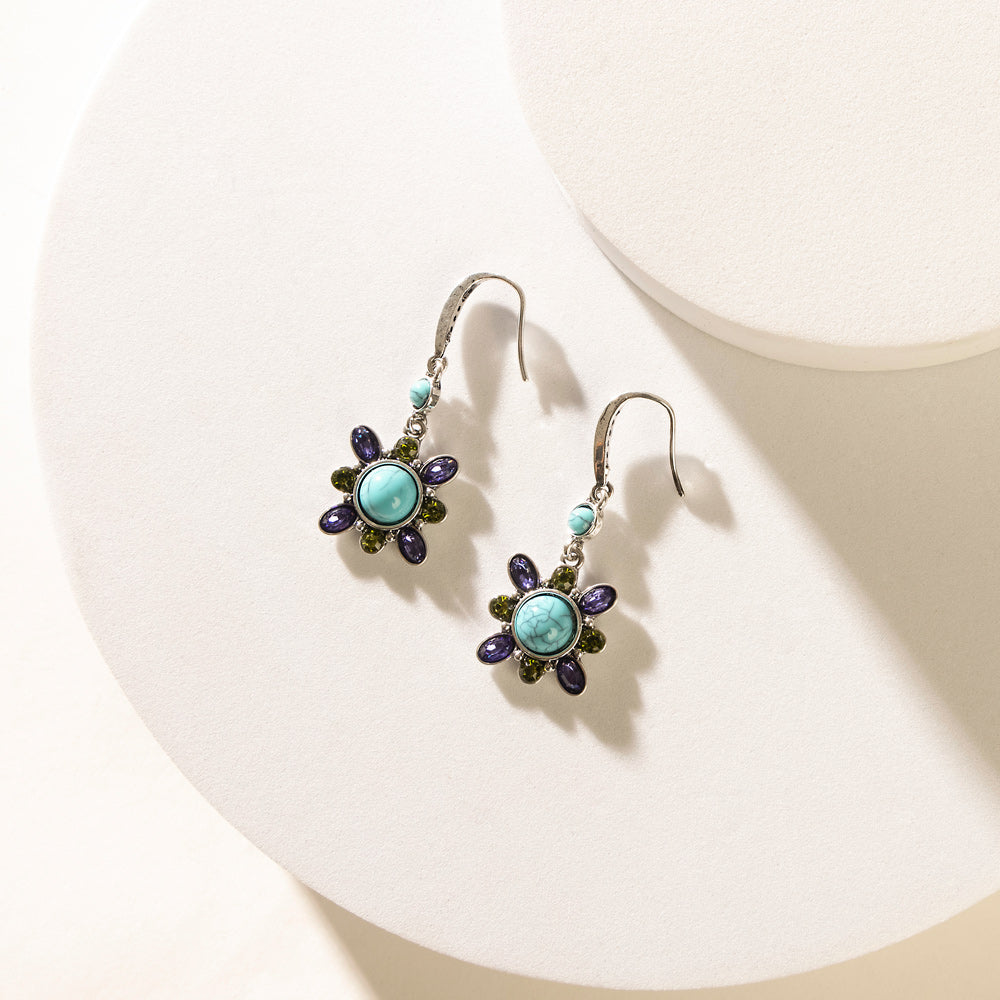 Boucles d'oreilles Calibri Trail bleues
