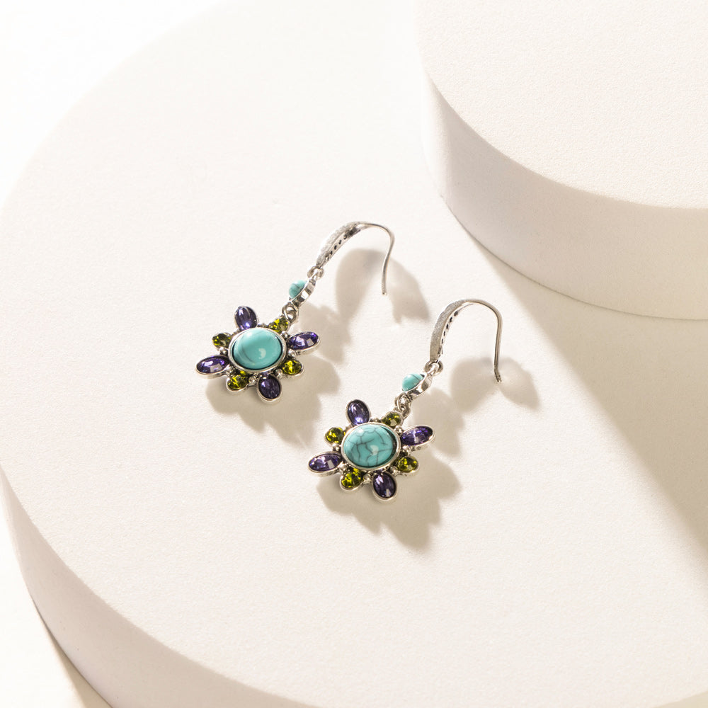 Boucles d'oreilles Calibri Trail bleues