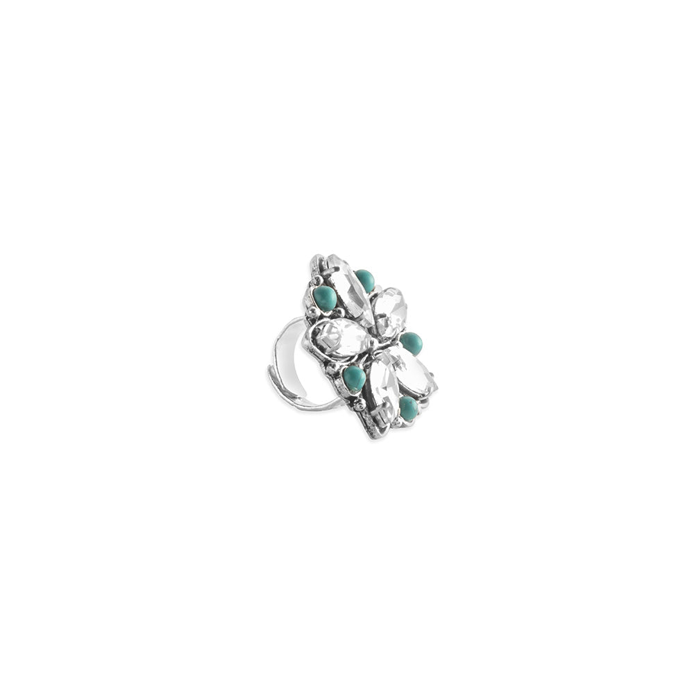 Bague Fleur Étincelante