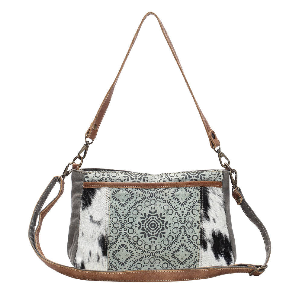 Petit sac à double anse et bandoulière