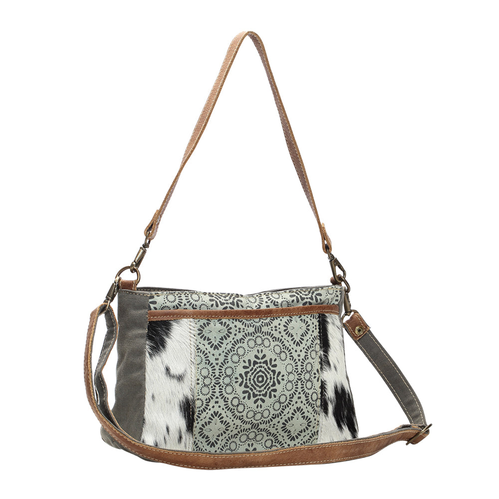 Petit sac à double anse et bandoulière
