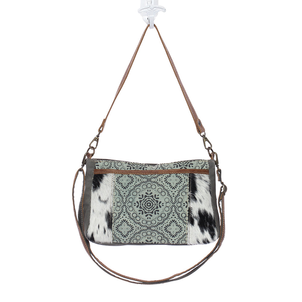 Petit sac à double anse et bandoulière