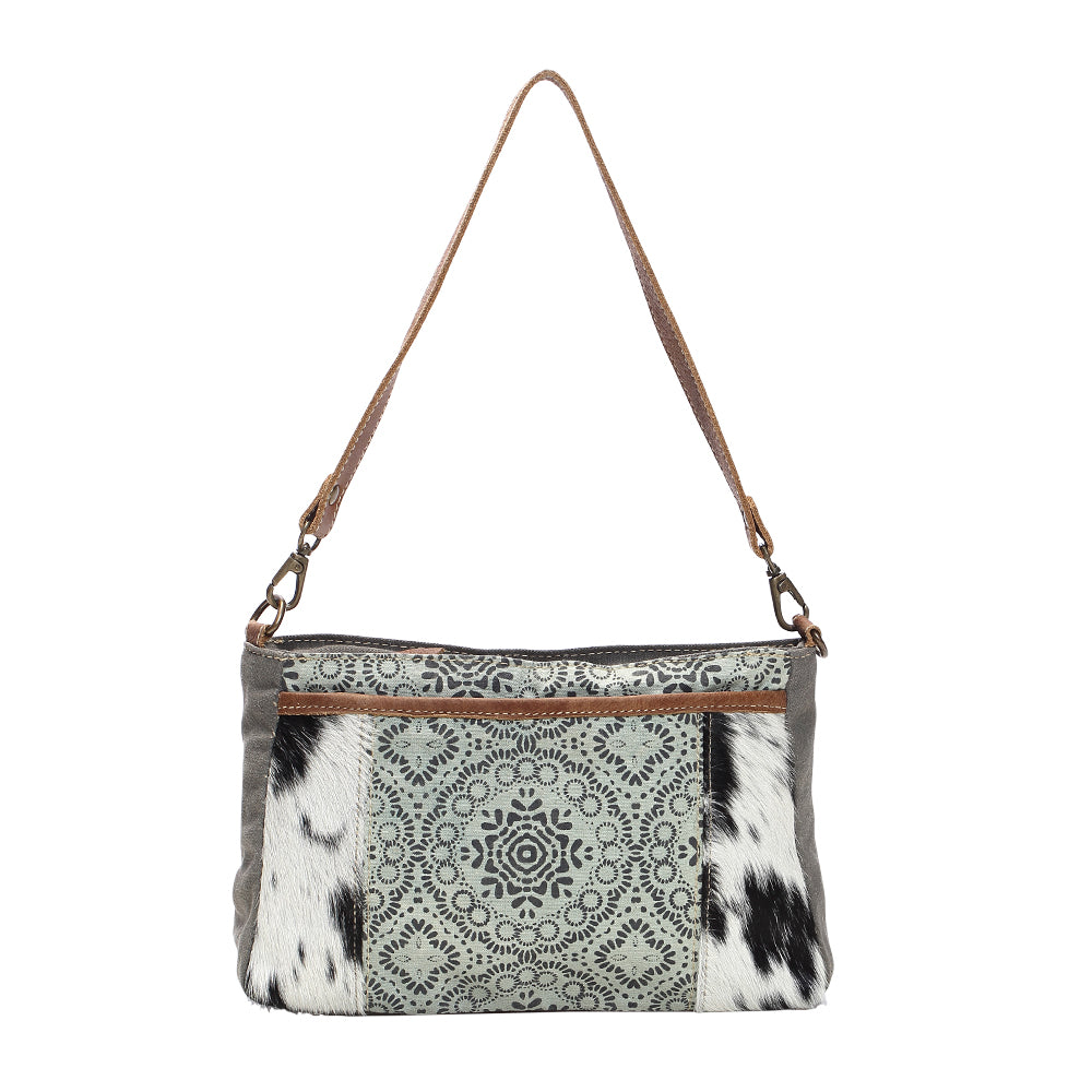 Petit sac à double anse et bandoulière