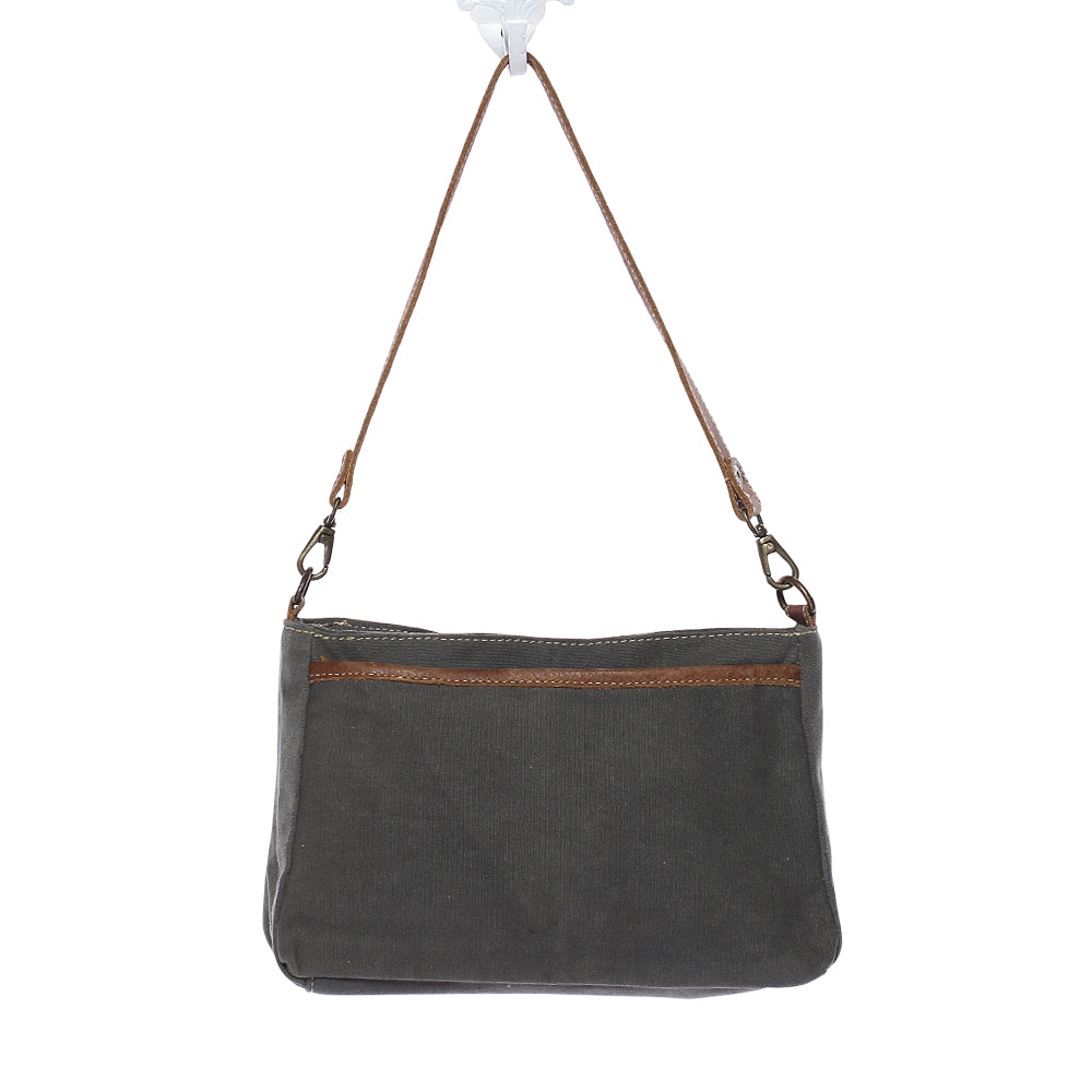 Petit sac à double anse et bandoulière