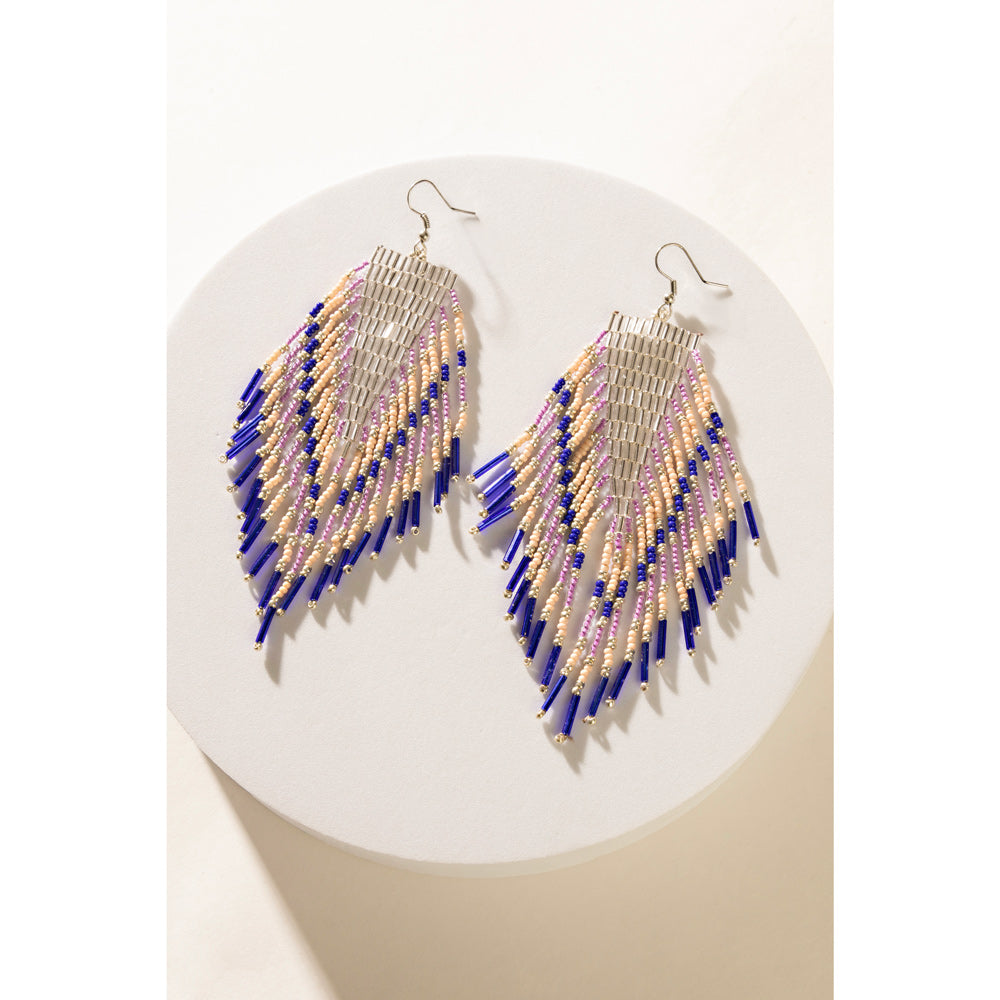 Boucles d'oreilles perlées Canyon Verdant
