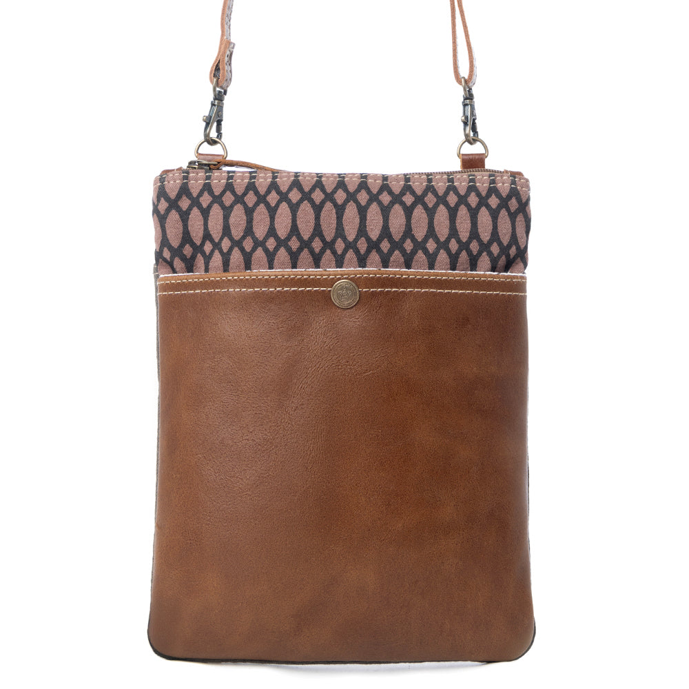 Sac bandoulière et pochette imprimé abeille