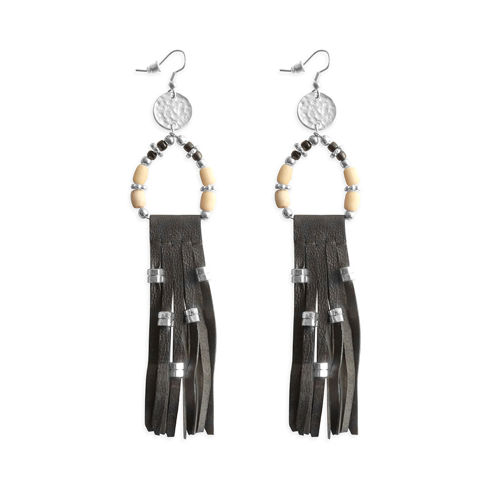 Boucles d'oreilles mystère de minuit, noires