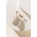 Boucles d'oreilles Seraphah dimensionnelles Blanches