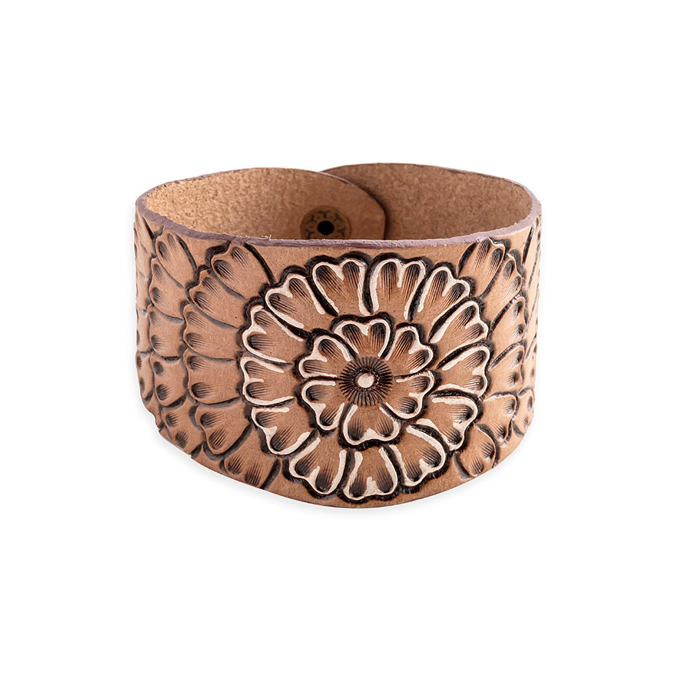 Bracelet jonc Fleur de mon soleil