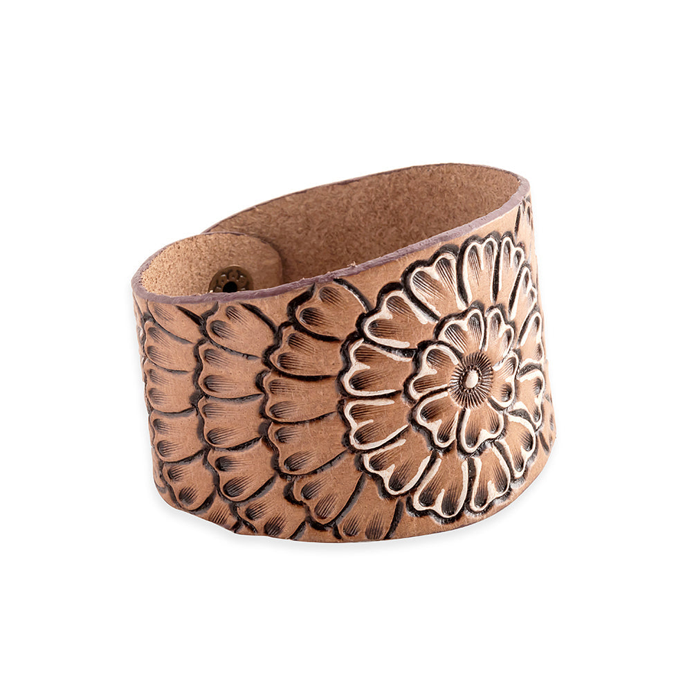 Bracelet jonc Fleur de mon soleil