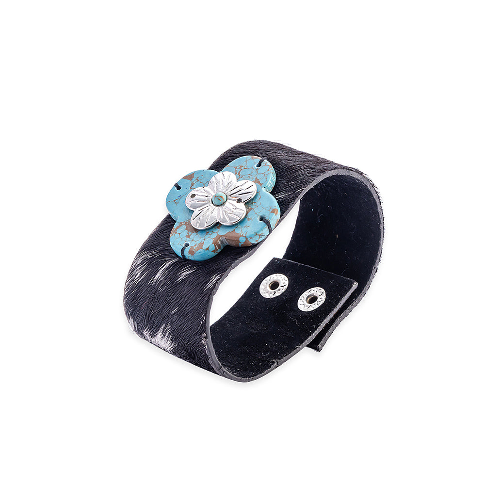Bracelet jonc « Lis des Prairies »