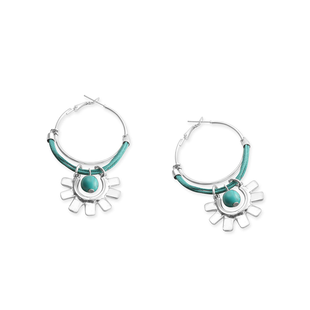 Boucles d'oreilles Sky Radiance bleues