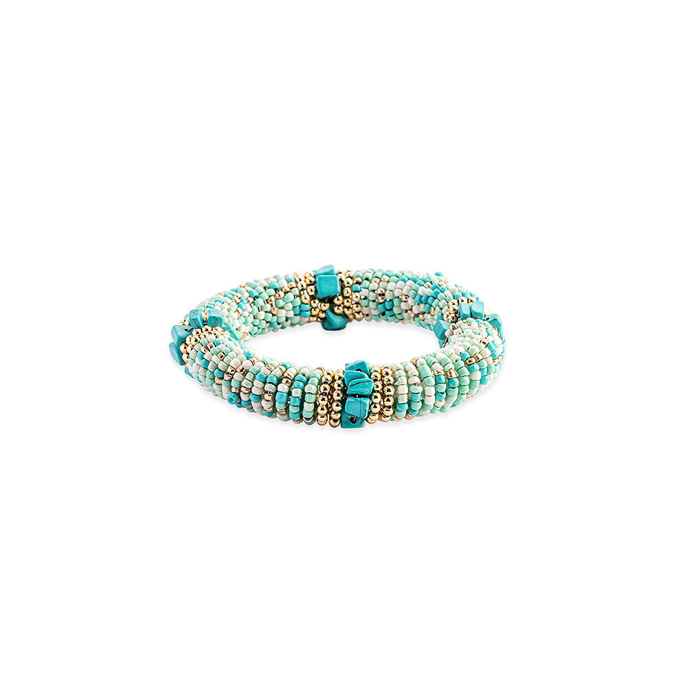Bracelet de perles Great Valley turquoise