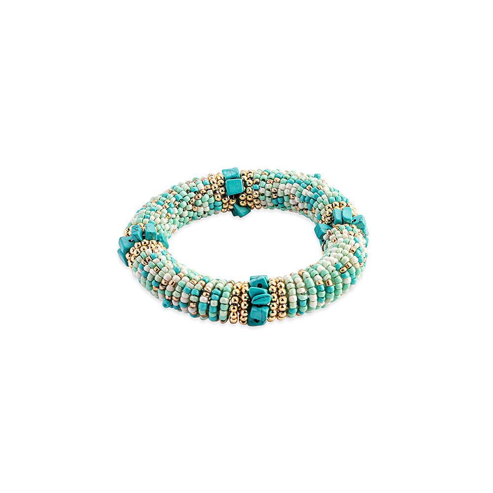 Bracelet de perles Great Valley turquoise