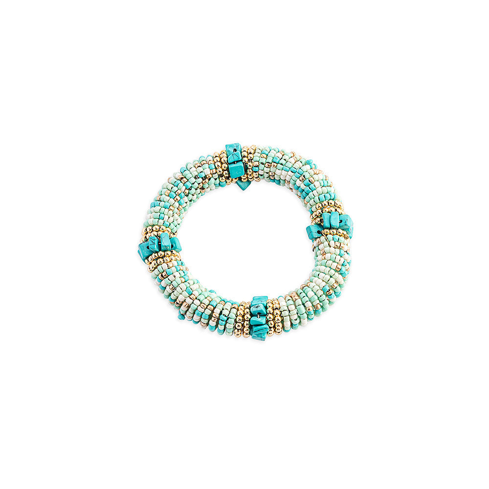 Bracelet de perles Great Valley turquoise