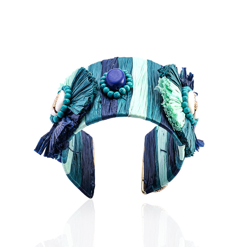 Bracelet jonc ajustable Rivages lointains