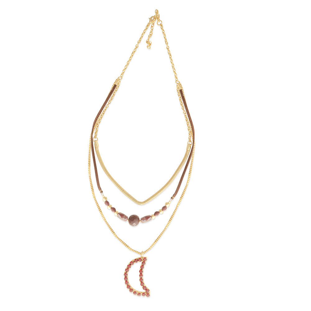 Collier lune décroissante