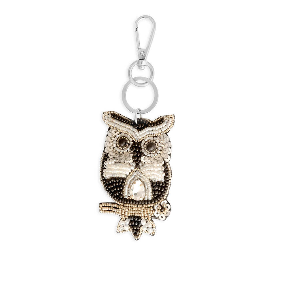Porte-clés Hibou Bijou