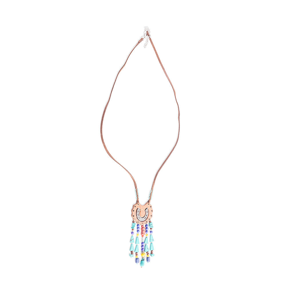 Collier fer à cheval porte-bonheur