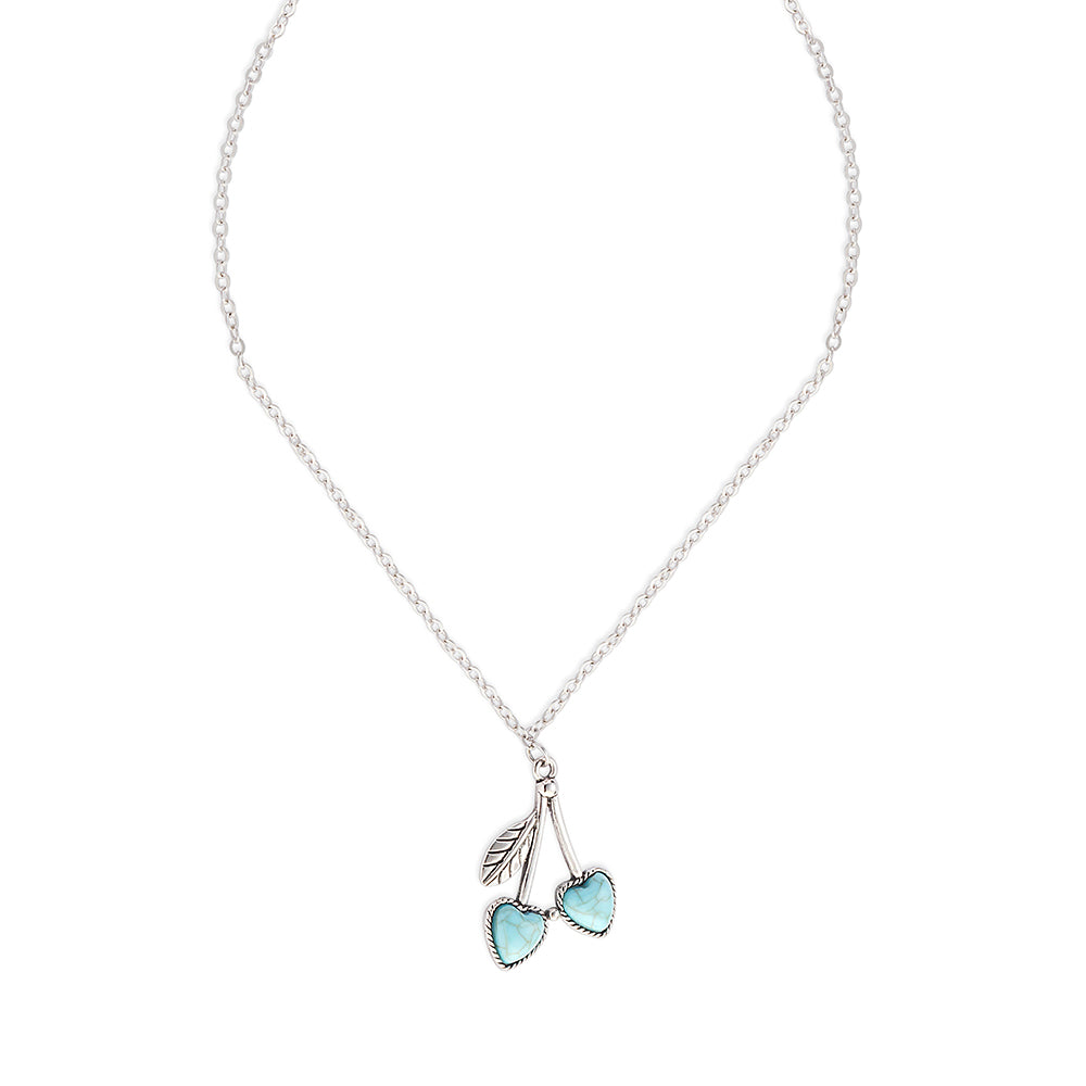 Collier cœurs pendants