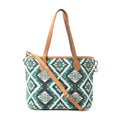 Sac fourre-tout Étoiles du ciel du désert turquoise