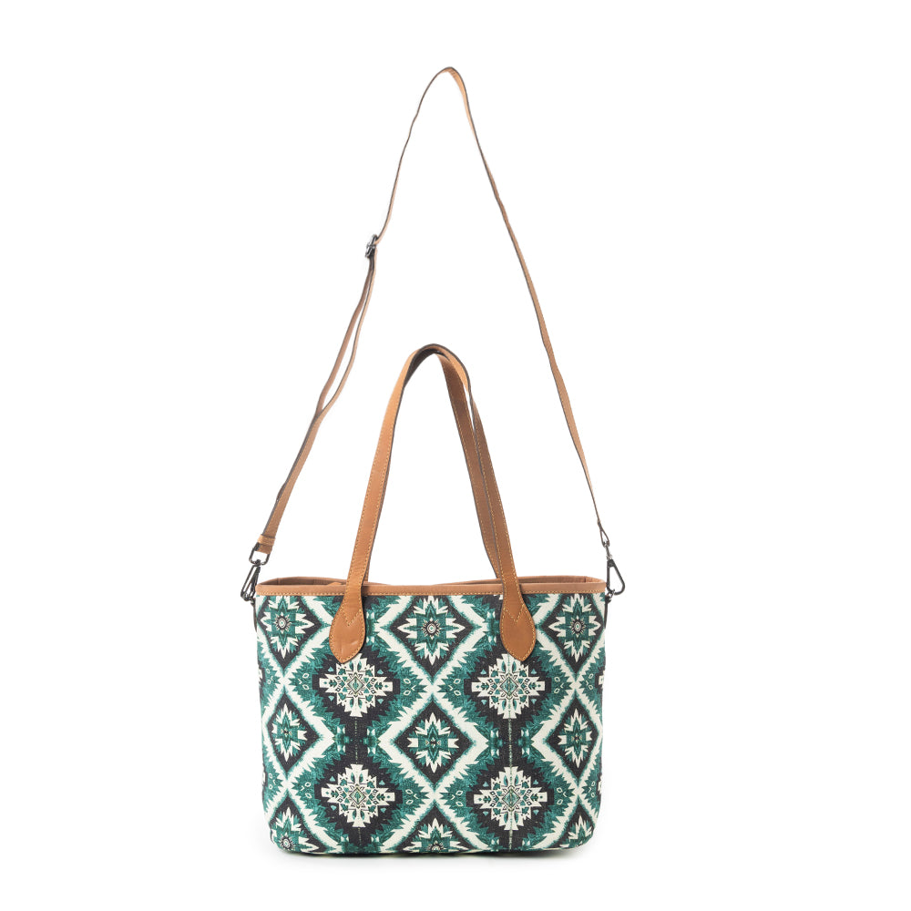 Sac fourre-tout Étoiles du ciel du désert turquoise