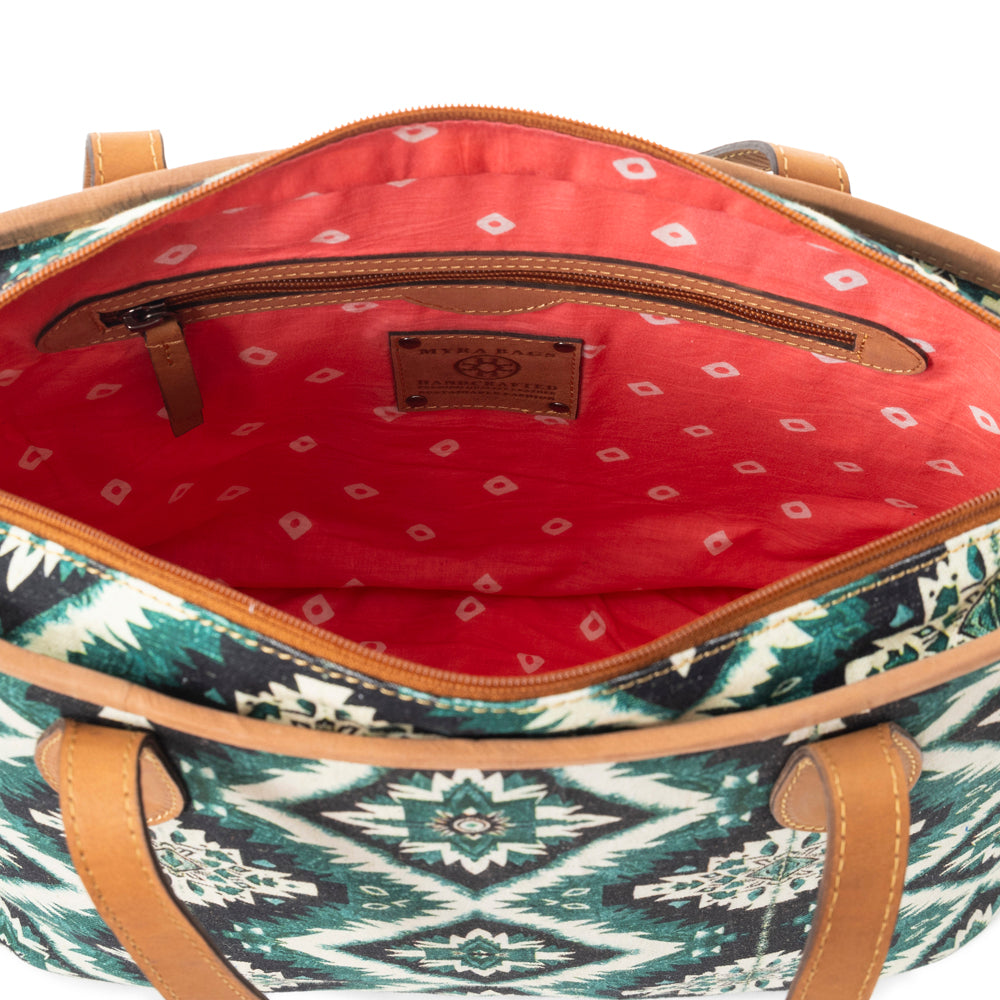 Sac fourre-tout Étoiles du ciel du désert turquoise