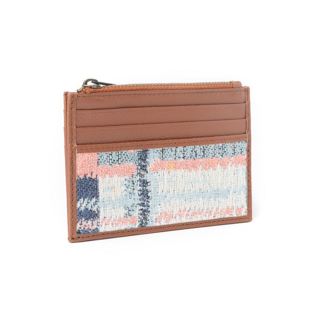 Porte-cartes Pastel Desert Sunrise marron et blanc