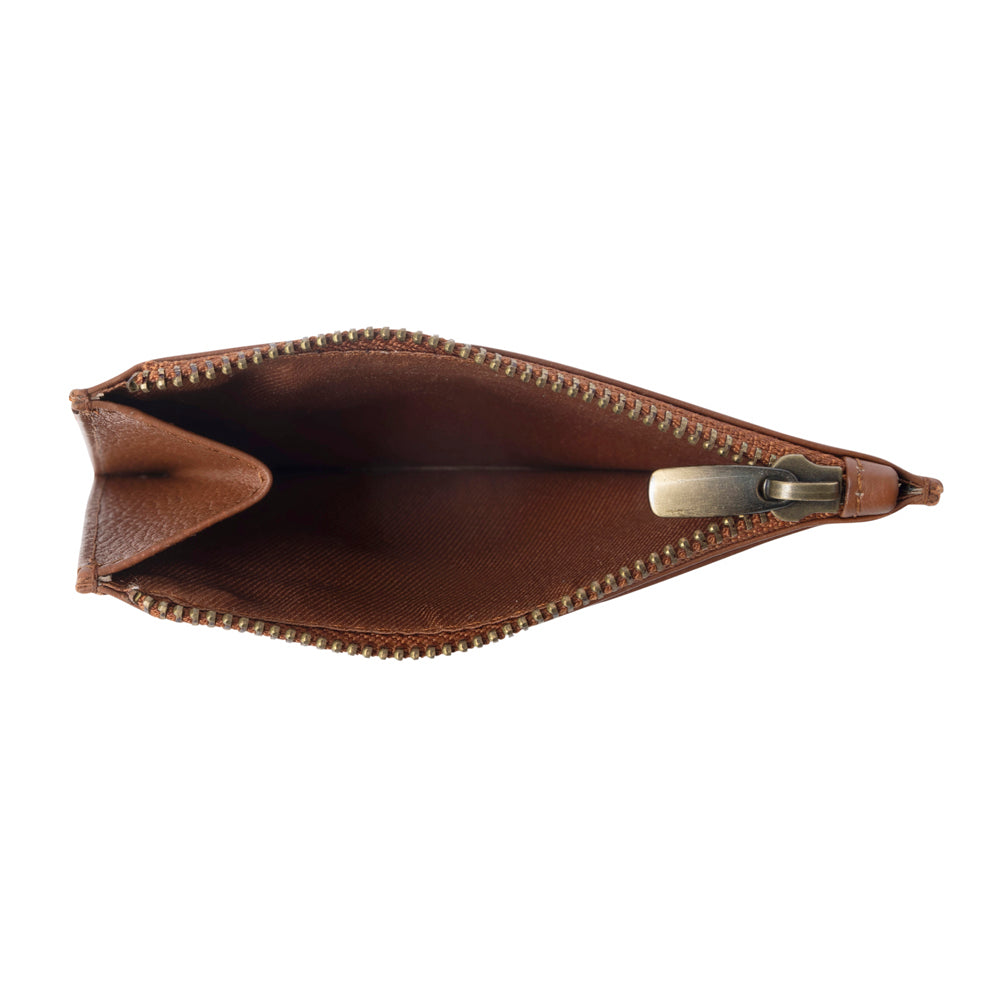 Porte-cartes Pastel Desert Sunrise marron et blanc