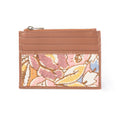 Porte-cartes Désert Pastel Crépuscule en Rose et Marron
