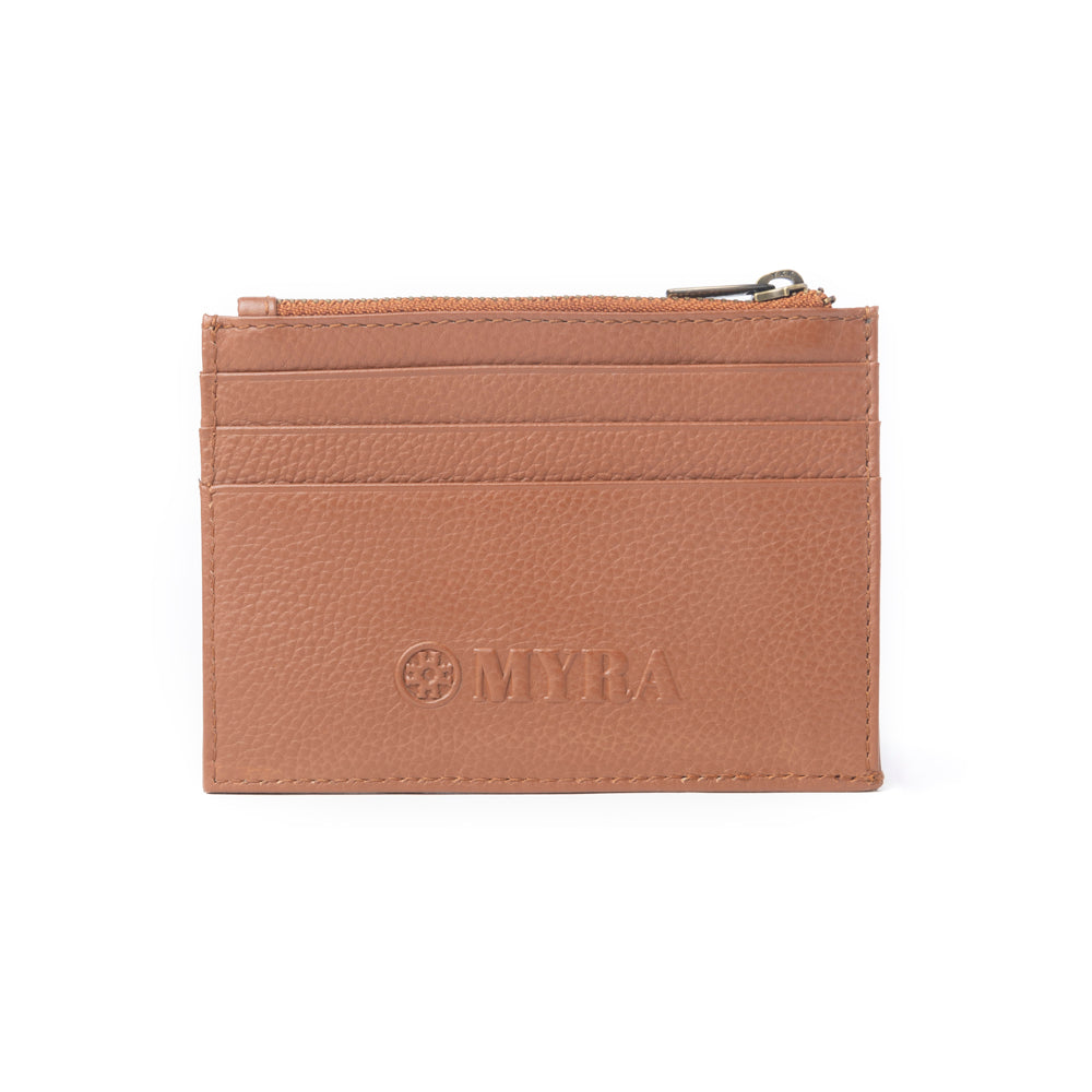Porte-cartes Désert Pastel Crépuscule en Rose et Marron