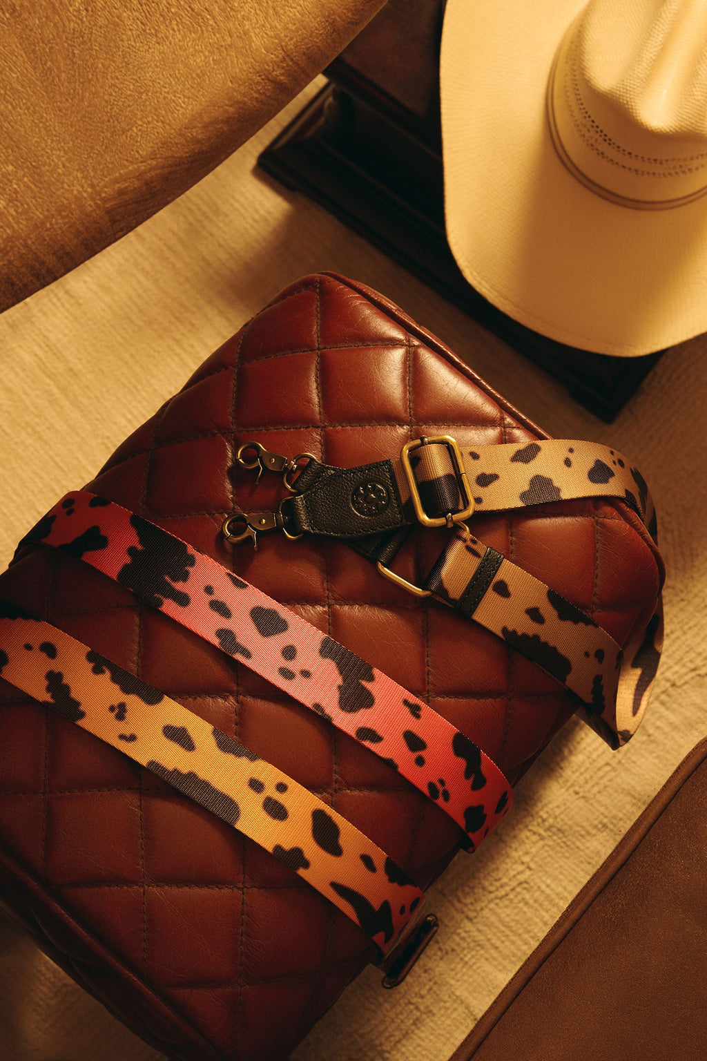 Sangle d'accessoire tachetée Prairie Sage en marron