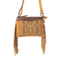 Sac bandoulière Desert Wing en marron