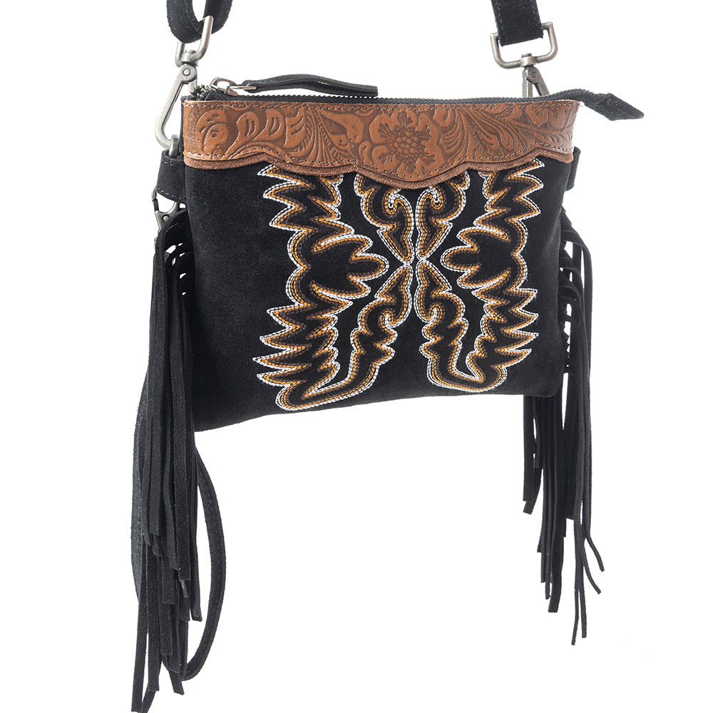 Sac bandoulière Desert Wing noir
