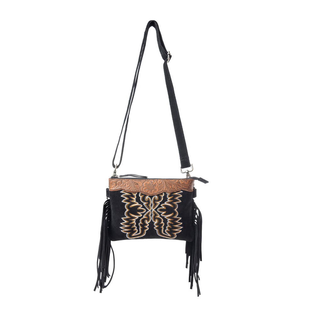 Sac bandoulière Desert Wing noir