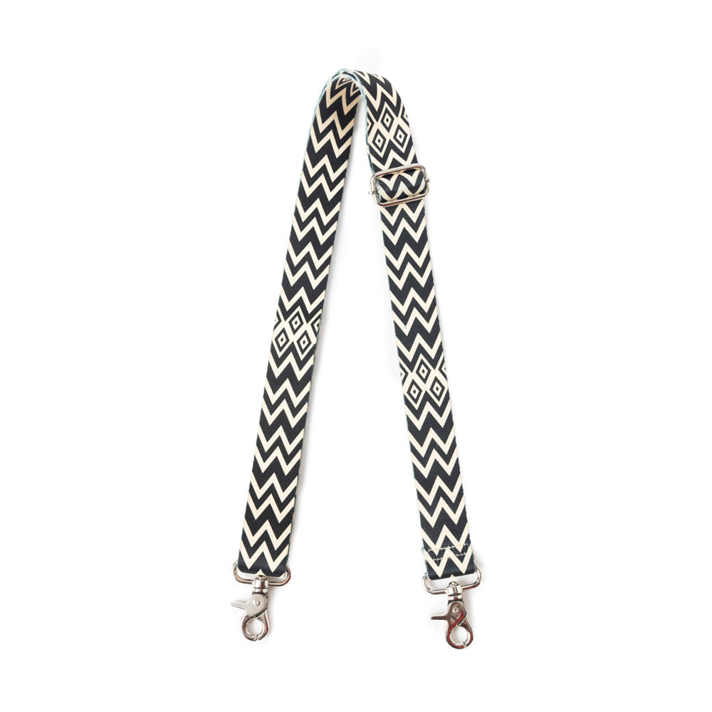 Dragonne pour Accessoire Vue Géométrique Noir et Blanc