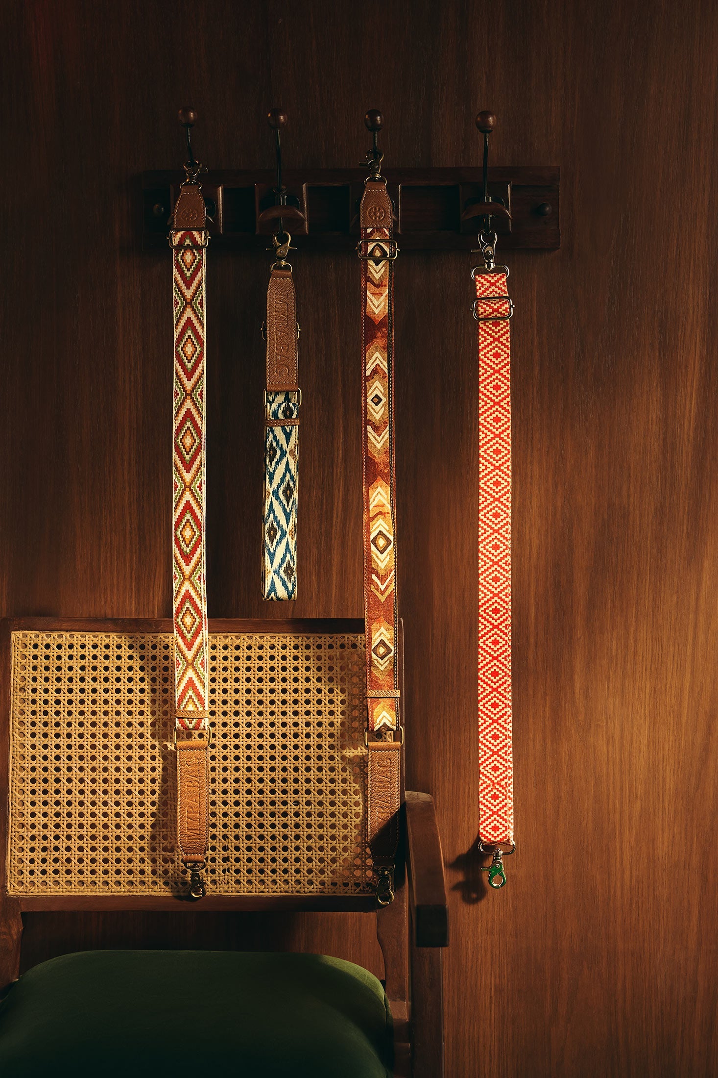 Lanière accessoire Vista géométrique orange