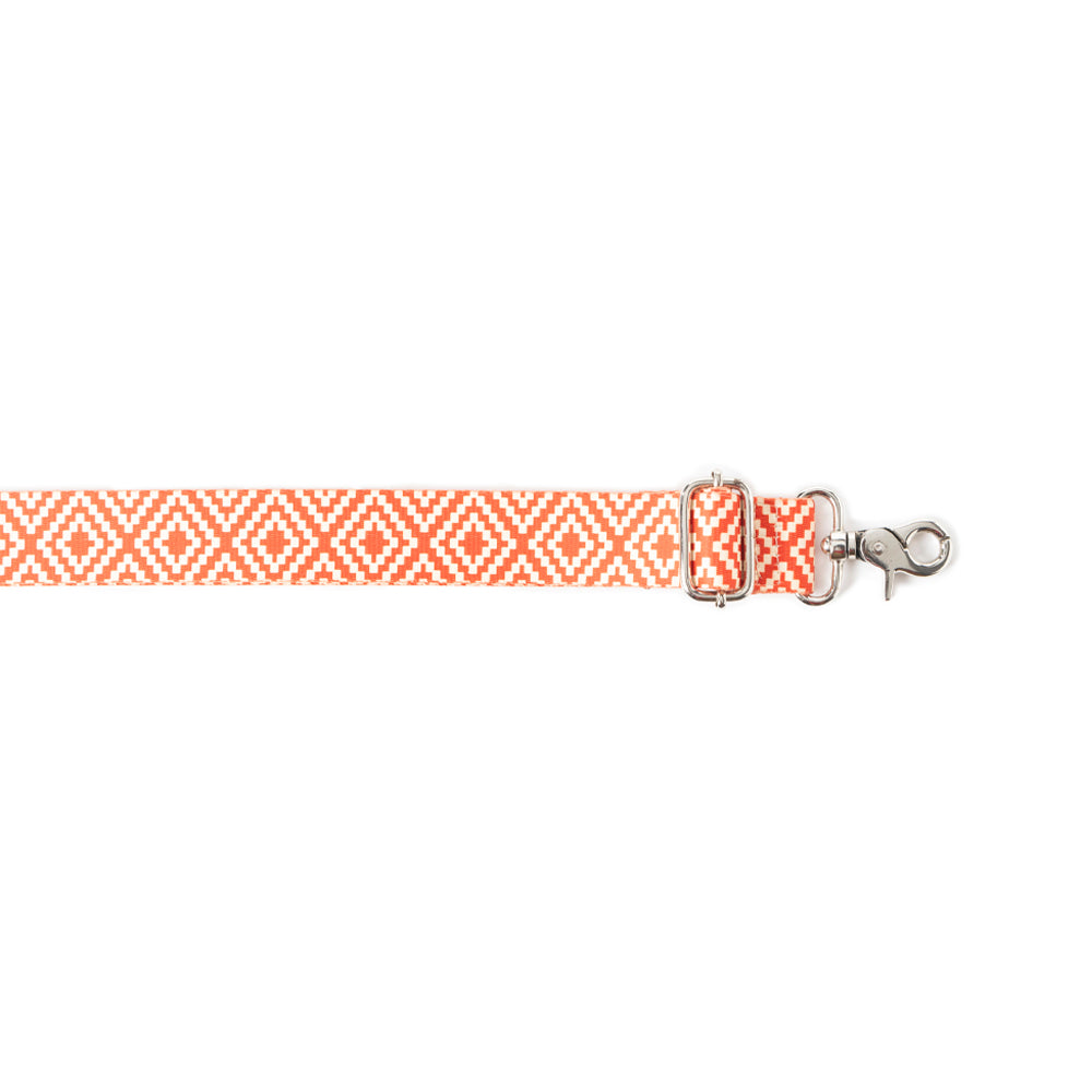 Lanière accessoire Vista géométrique orange